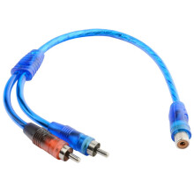 RCA-Audiokabel-Splitter-Adapter (1 Buchse auf 2 Stecker)