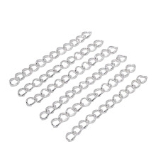 Eisen Halsketten-Armband-Verlängerungskette, 100 Stück