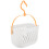 Rideau de douche en plastique blanc avec crochets 1