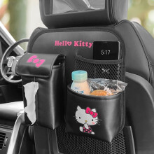 Hello Kitty opbevaringstaske til bilsæderyg med holder til lommetørklæder