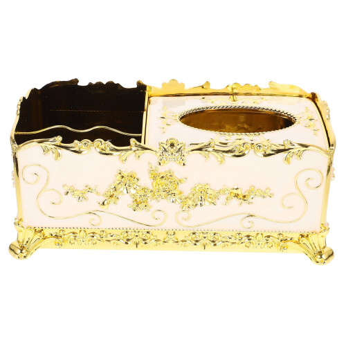 Funda rectangular acrílica para caja de pañuelos (1 pieza)