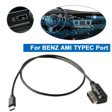 Adaptador de cable de música Mosiee para Mbenz Interfaz USB Carga Audio Ami Tipoc