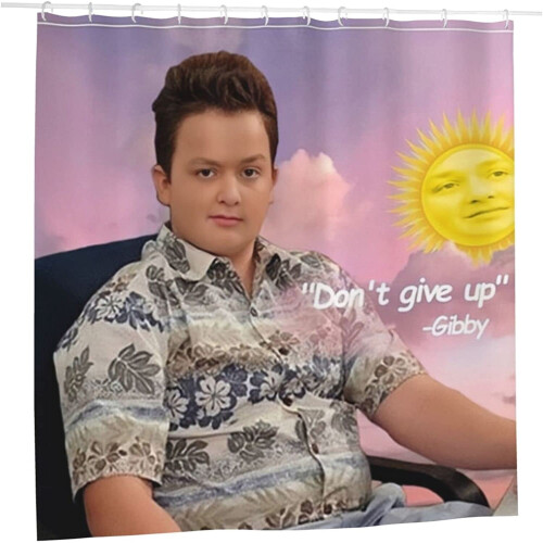 Gibby duschdraperi vattentät 72x72 tum