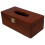Auto tissueboxhouder, rood, massief hout, 1 stuk 1