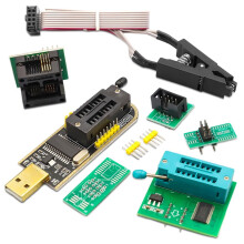 CH341A USB-EEPROM-BIOS-Programmiergerät mit SOIC8-Clip und 1,8 V