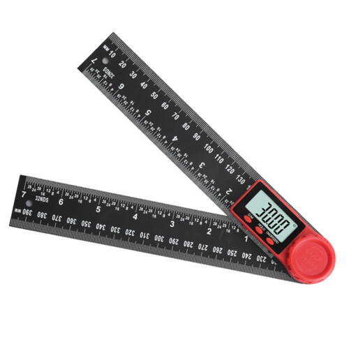 Digital vinkelmåler LCD-display 200 mm 360 roterbar