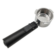 Mosiee 51 mm koffieportafilter met espressohandvat, filtermandje, roestvrij staal en ABS-handvat.