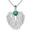 Γυναικείο κολιέ με ζιρκόνι Penkiiy Angel Wing 1