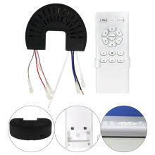 Kit d'éclairage pour ventilateur de plafond 24 V, télécommande 6 vitesses