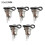 DC-Strombuchsen-Metallstecker-Set, 5-teilig 1
