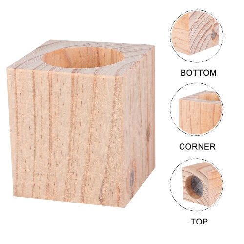 Wooden Furniture Risers Adjustable Table Bed Sofa Legs 4