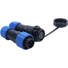 IP68 Waterdichte luchtvaart inline connector 2-9 pinnen