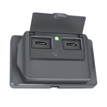 Mosiee USB-snabbladdare med LED-lampa för 12V-24V-fordon