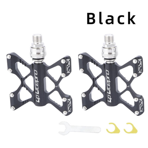 Mosiee Quick Release Pedalen van aluminiumlegering, antislip, 2 stuks