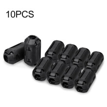 Ferrit gyűrűmagos zajcsökkentő csipesz 7 mm-es belső átmérővel 10 db
