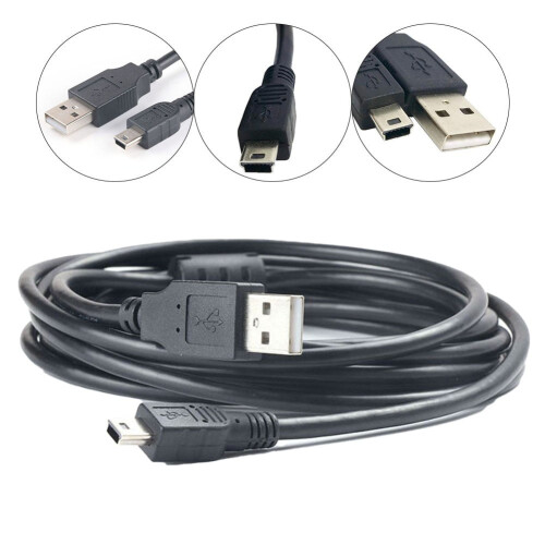 Datový kabel USB typu T samec 0,5 m černý
