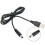 Mosiee USB 5V til 12V boost-omformerkabel 5,5  2,1 mm 1