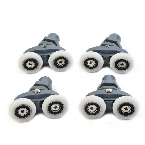 Bathroom Shower Door Roller Wheels 23mm 4-Pack