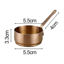 Mosiee mini stainless steel saucepan with handle 1 piece