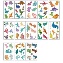 Feiona1pc Waterdichte Cartoon Dinosaurus Tijdelijke Tatoeages voor Kinderen Leuke Sticker Tattoo Stickers Feestartikel