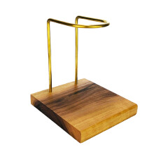 Station de café filtre avec support en bois