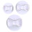 3D-Mini-Schleifenform-Set aus Kunststoff, 3-teilig 1