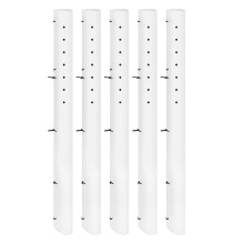 48 Inch Tree Seedling Sapling Grow Tube Vented Seedling Protectors Split Tree Grow Protector with Releasable Zip Ties
