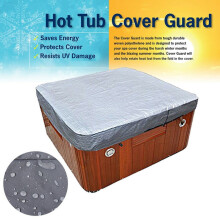 Hot Tub Spa Cover Cap Guard Waterproof Silver Coated