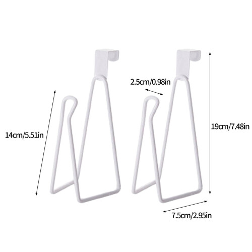 Metal Over-Toilet Paper Roll Holder 2 Pack 2