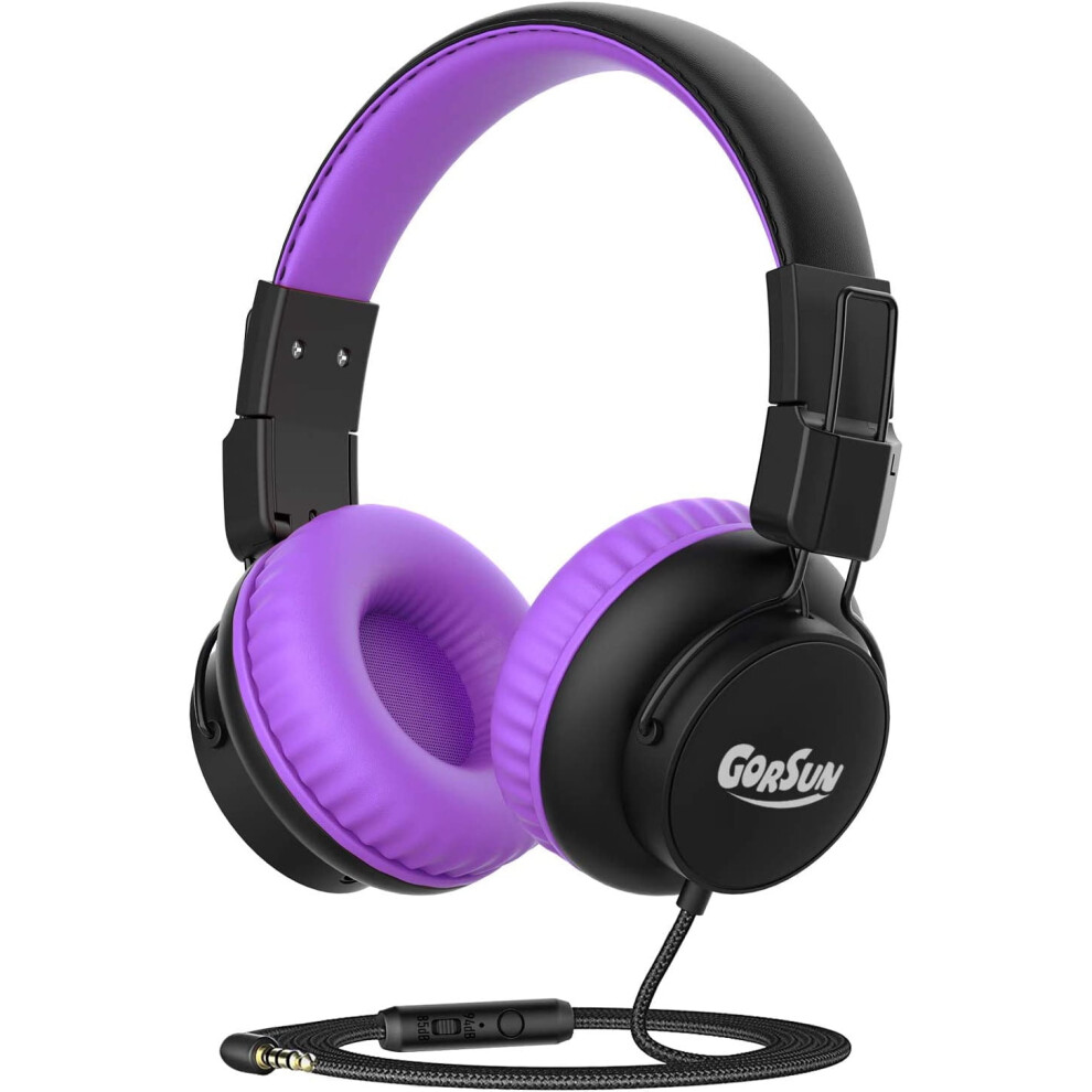 Gorsun Kids Headphones Volume Limited 85Db 94Db Wired With 9314556036118