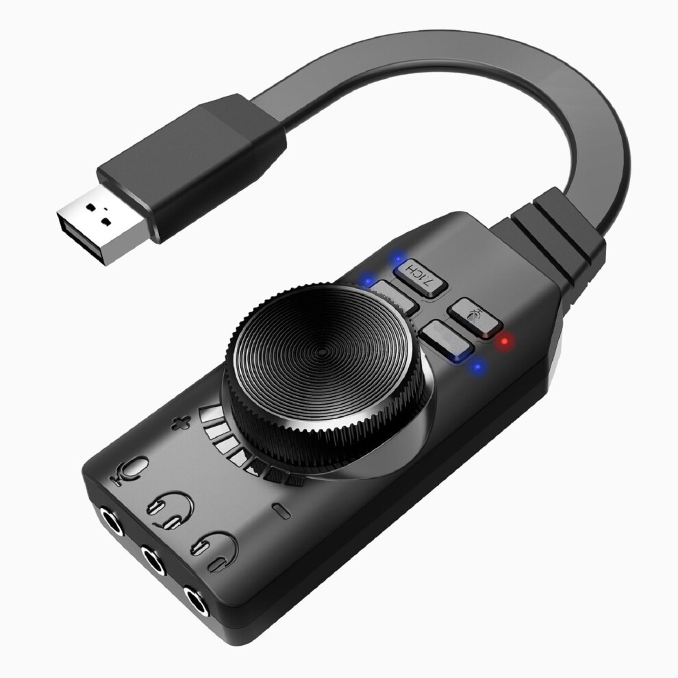 Usb Audio Adapter 7.1 Surround Sound 9314556562945