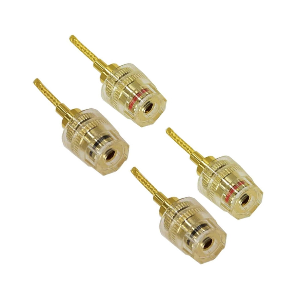 Pure Copper Audio Terminals For Professional Equipment Gold 9314556561078
