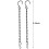 Black Iron Chain for Hanging Bird Feeders Birdbaths Decor 2 3