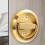 Recessed Round Pull Handle Brushed Stainless Steel 1 Piece 1