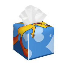 Tweety Bird Taschentuchbox-Hülle aus Leder, rechteckig, 1 Stück