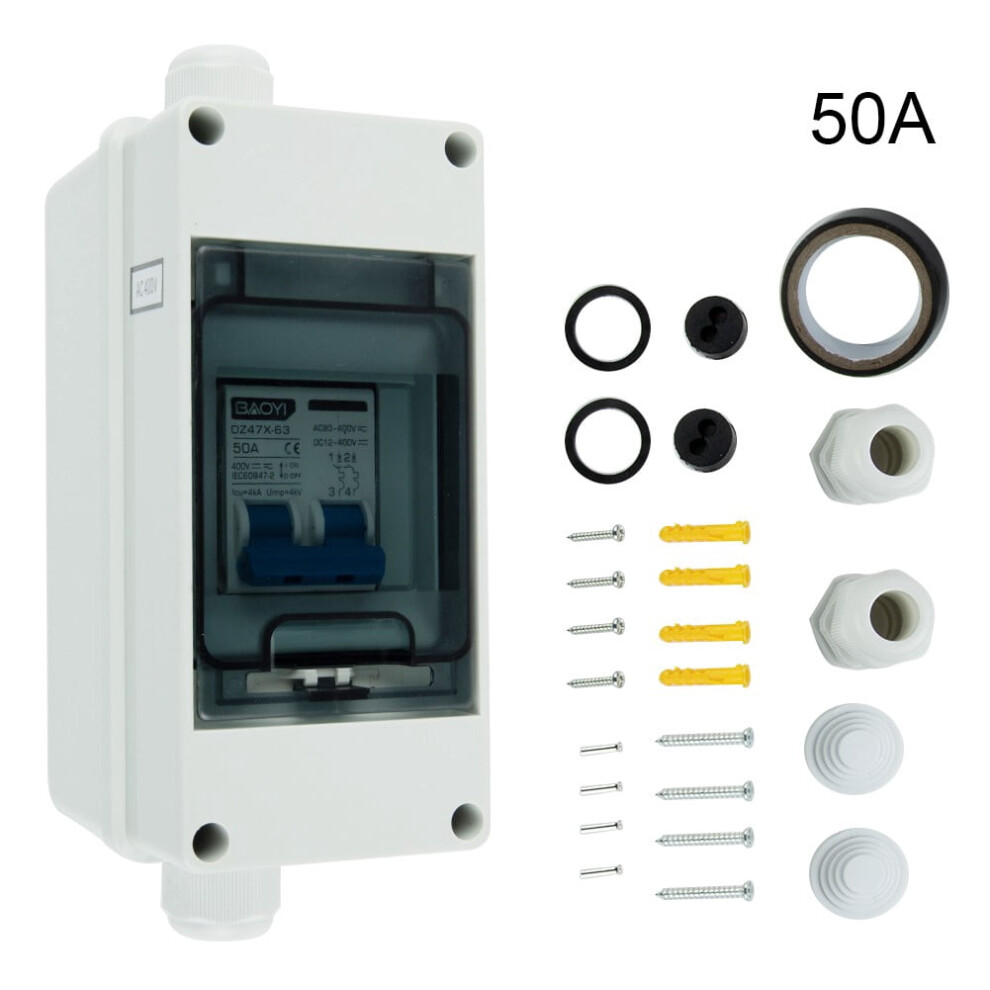 Pv Disconnector Ac400v 60A Waterproof Solar Disconnect Box 9314556036804