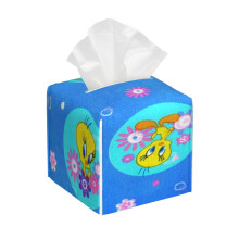 Tweety Bird Taschentuchbox-Überzug aus Leder, rechteckig, 1 Stück