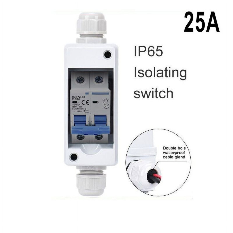 Solar Pv Combiner Box With Ac Circuit Breaker And Junction 9314556036965
