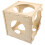 Boîte cube en bois pour ballons de taille et décorations 1