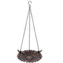 Vogelvoederhuisjes van Ijzer, Weerbestendig, Vintage, Groot Formaat, voor Buiten, voor Tuin, Terras, Veranda, Balkon, Boom of Raam
