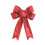 Christmas Decorative Bows for Wreath 3 Pack Red Silver Gold 3