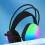 Livrdious gaming headset 7.1 surround sound USB with 7