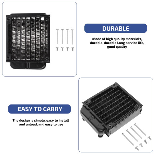Computer Water Cooling Radiator Aluminum Heat Exchanger 2