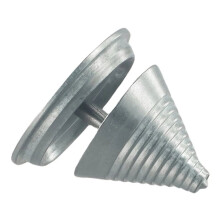 2 Bladbalancers van Metaal, Zilverkleurig, voor Het Balanceren van Maaibladen, Grasmaaiers, Accessoires voor Tuin- en Parkgereedschap