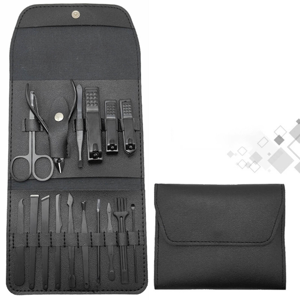 YiFudd stainless steel nail clippers set 16 pcs