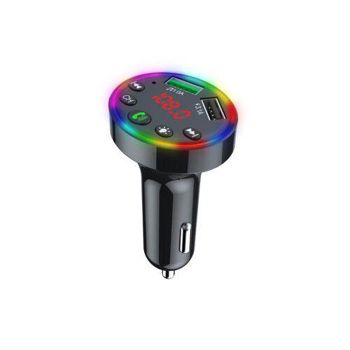 Ασύρματος πομπός FM αυτοκινήτου GUYUTING Bluetooth5.0, οπίσθιος φωτισμός LED 7 χρωμάτων,
