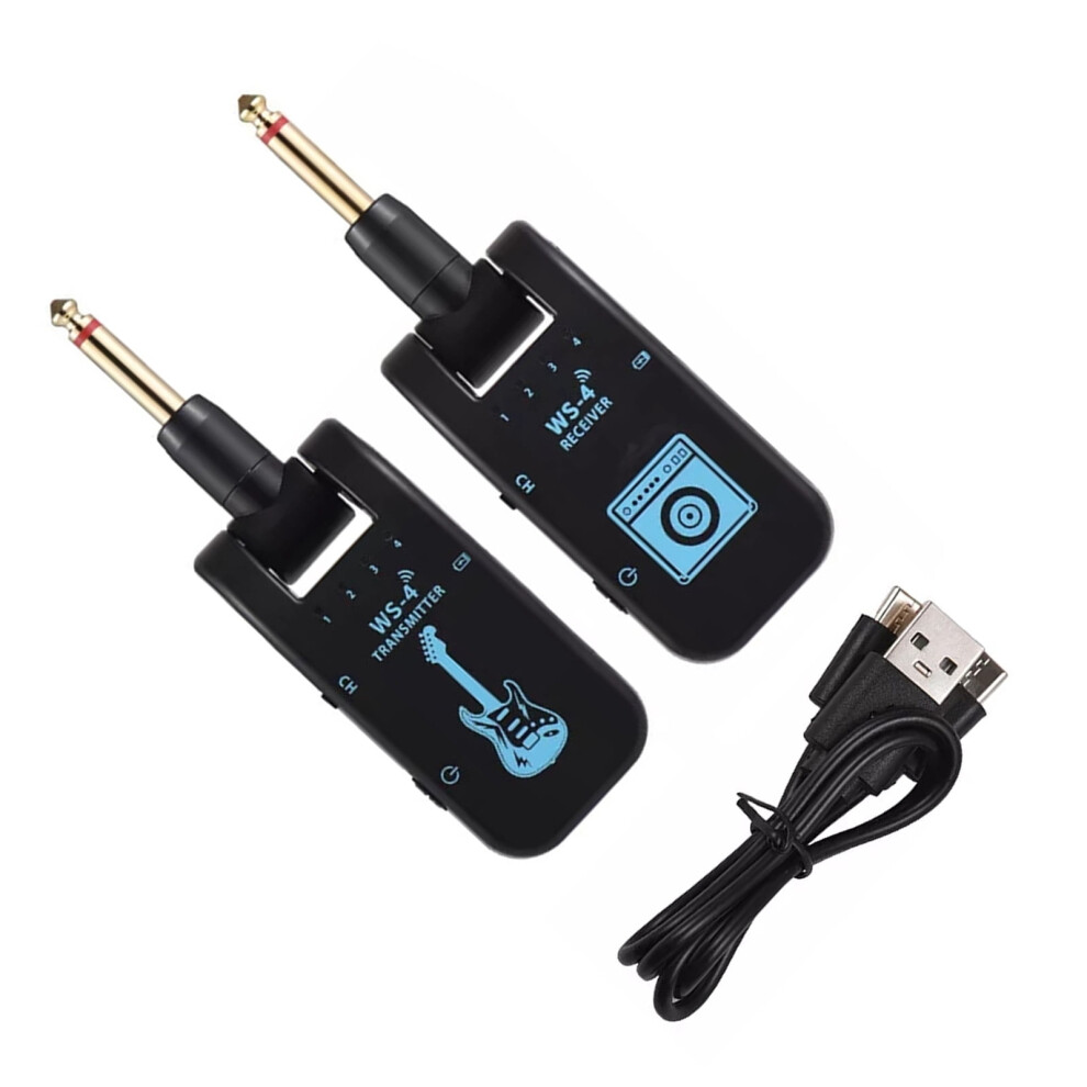 2.4G Wireless Guitar System Receiver 40M Range 9314556562075