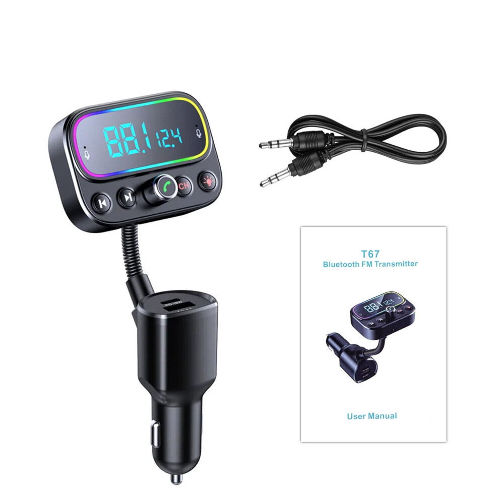 Bluetooth Fm Transmitter With Usb-C Pd Charging And 9314556562136