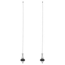 Ceramic Pendant Pull Chain for Fan Light 2 pcs