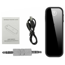 Cuibheoir Fuaime Bluetooth5.0 GUYUTING do Steiriónna Baile Sruthlaigh Ceol ó Fhóin/Táibléid, Nasc Jack 3.5mm